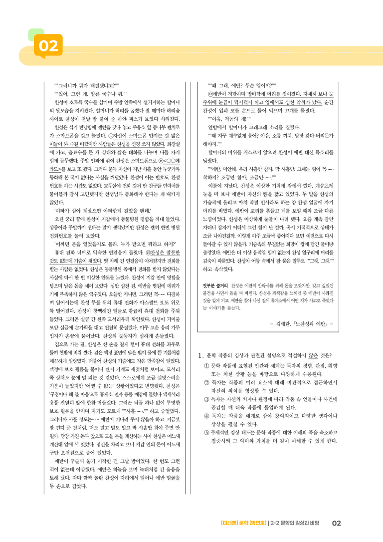 2-2 문학의 감상과 비평_고난도 심화문제_preview_2