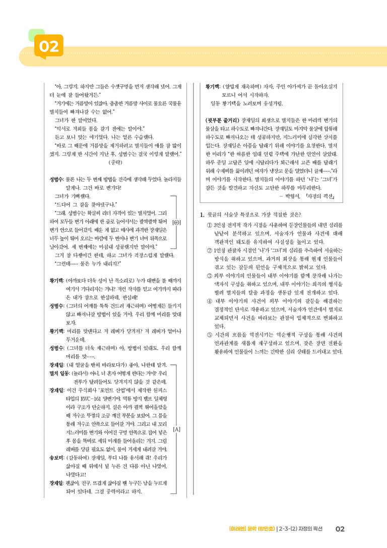 2-3 창작과 매체_자정의 픽션_기출 적중 문제02_preview_2