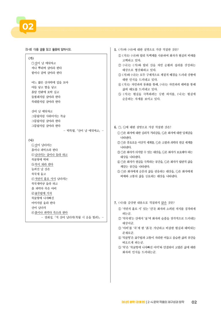 2-4 문학 작품의 재구성과 창작_실전 모의고사01_preview_2