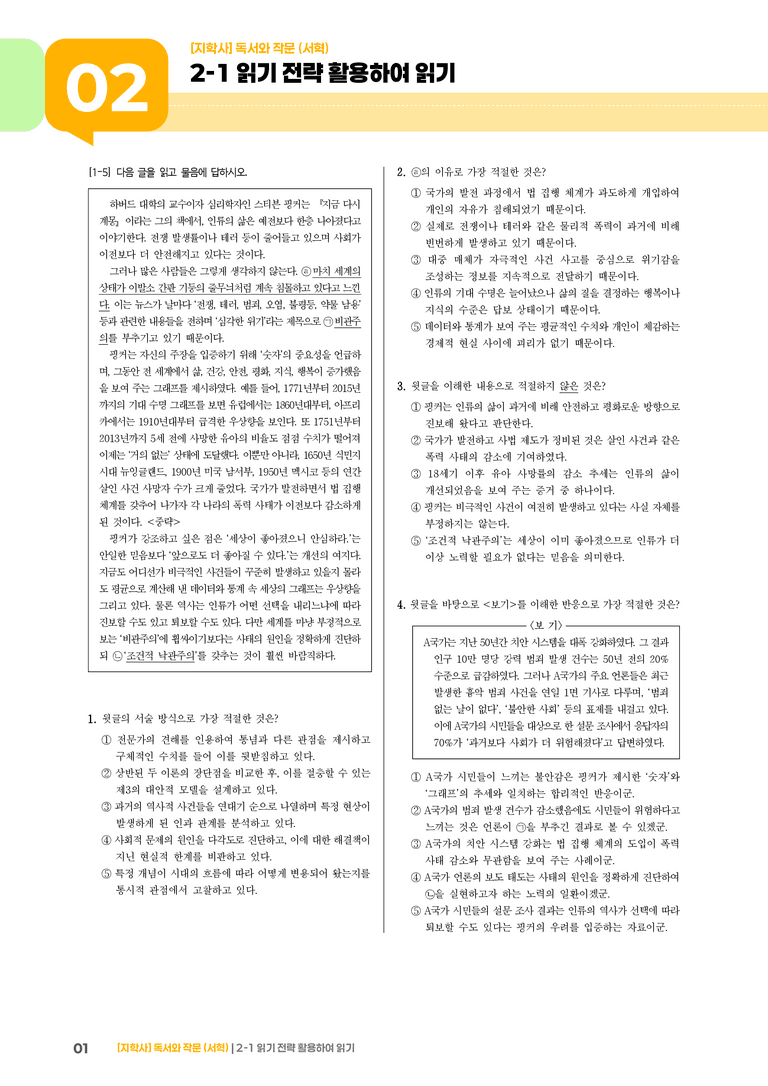 2-1 읽기 전략 활용하여 읽기_고난도 심화문제_preview_1