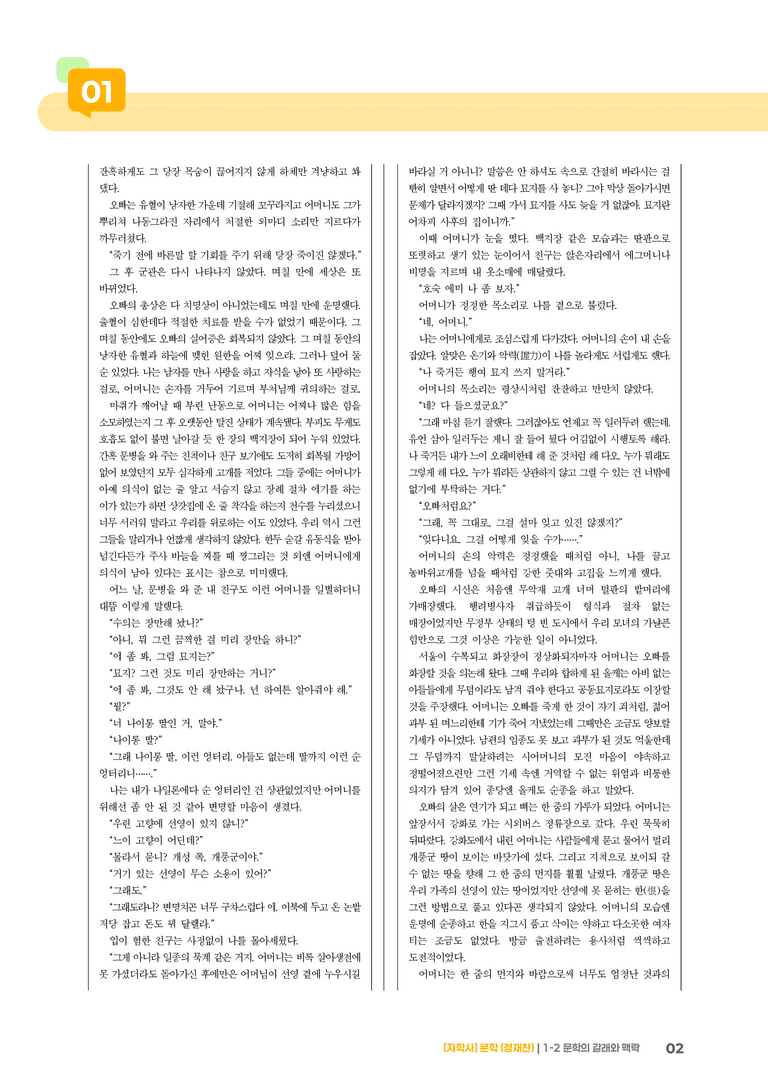 1-2 문학의 갈래와 맥락_엄마의 말뚝 2_기출 적중 문제01_preview_2