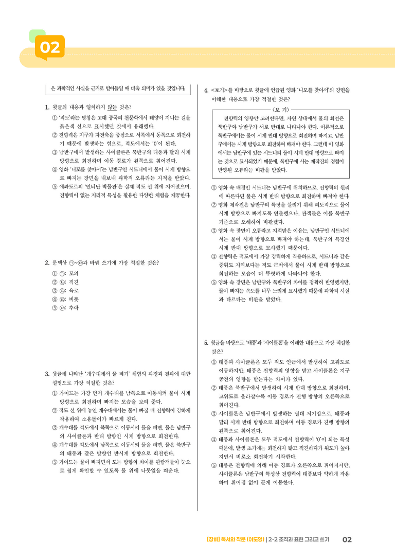 2-2 조직과 표현 그리고 쓰기_기출 적중 문제03_preview_2