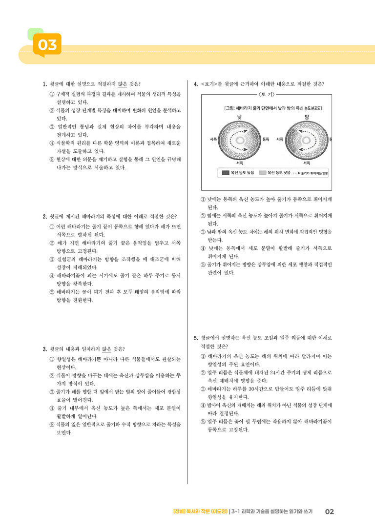 3-1 과학과 기술을 설명하는 읽기와 쓰기_기출 적중 문제02_preview_2