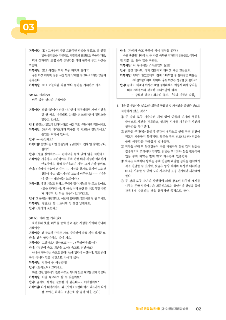 3-2 문학과 매체_일의 기쁨과 슬픔_기출 적중 문제02_preview_2