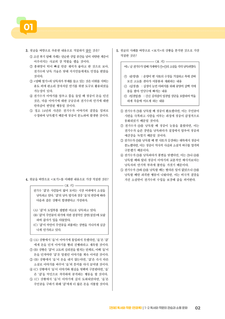 1-2 독서와 작문의 관습과 소통 문화_고난도 심화문제_preview_2