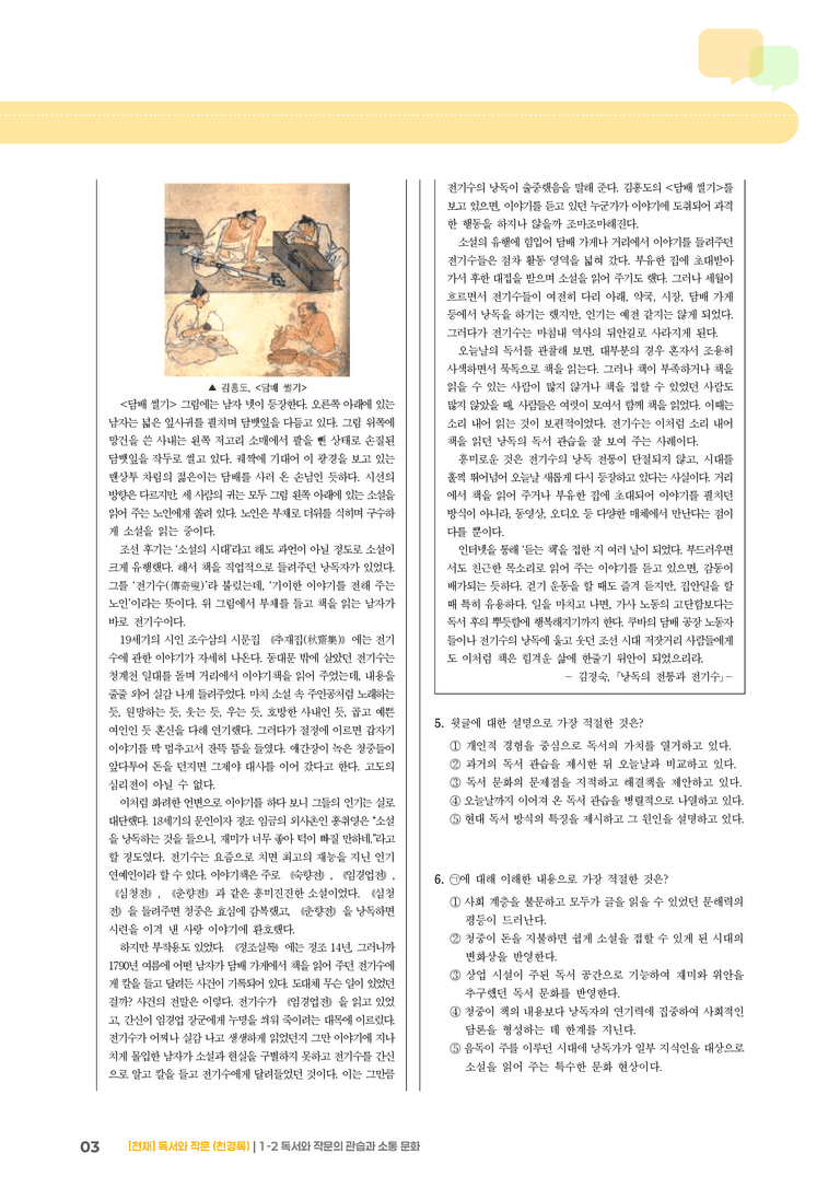 1-2 독서와 작문의 관습과 소통 문화_기출 적중 문제01_preview_3