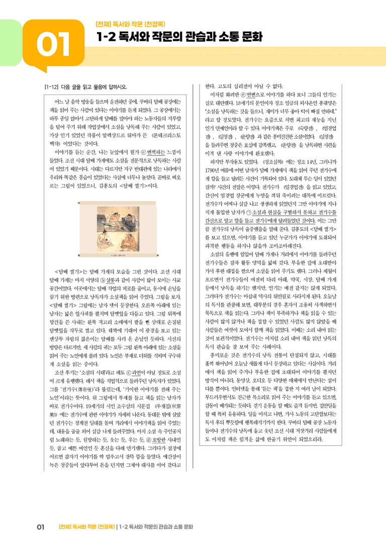 1-2 독서와 작문의 관습과 소통 문화_기출 적중 문제04_preview_1