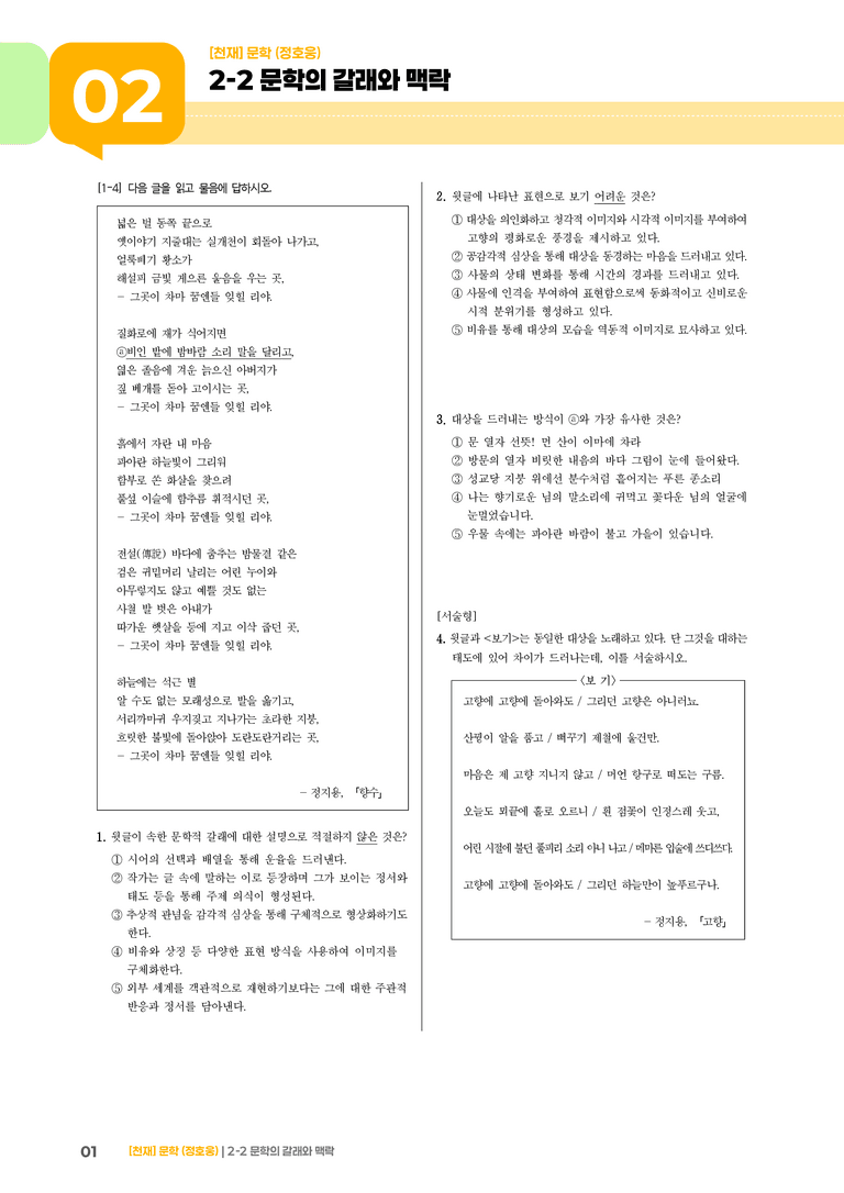 2-2 문학의 갈래와 맥락_고난도 심화문제_preview_1