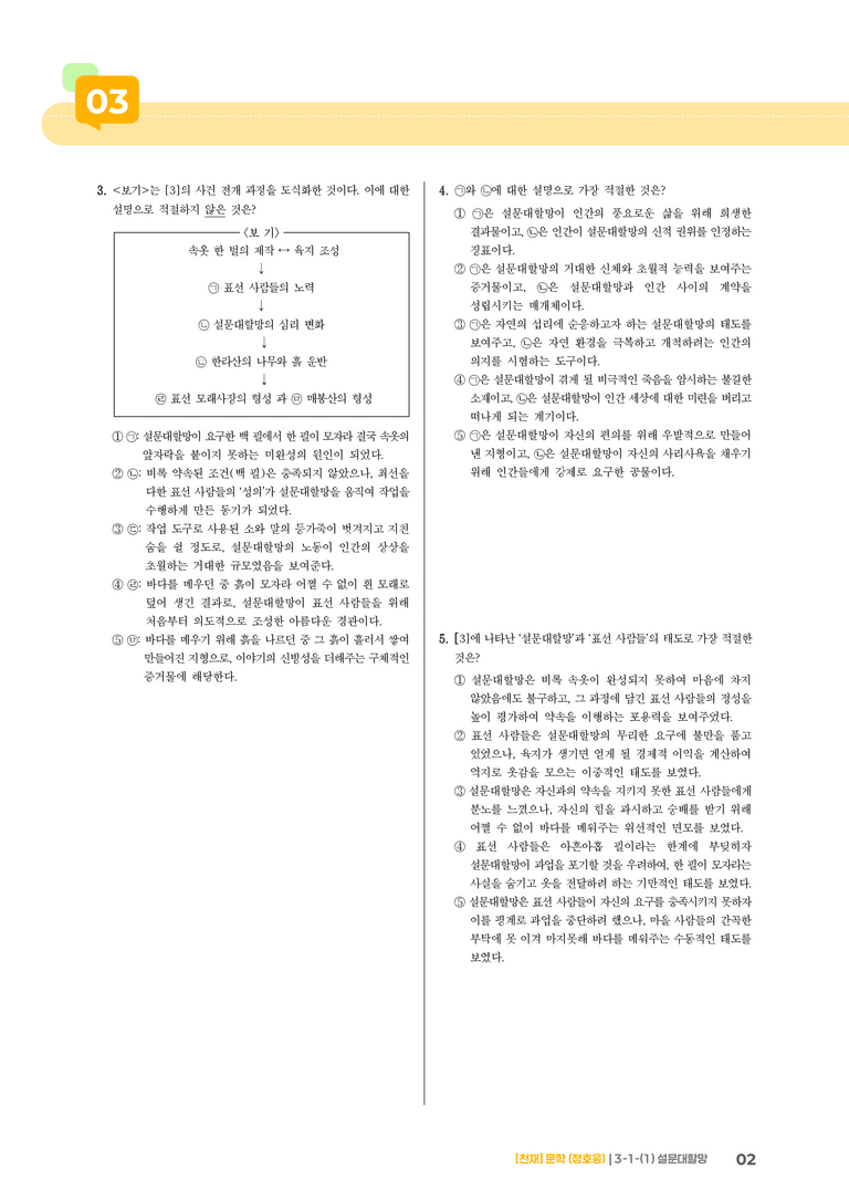 3-1 한국 문학의 범위_설문대할망_기출 적중 문제02_preview_2