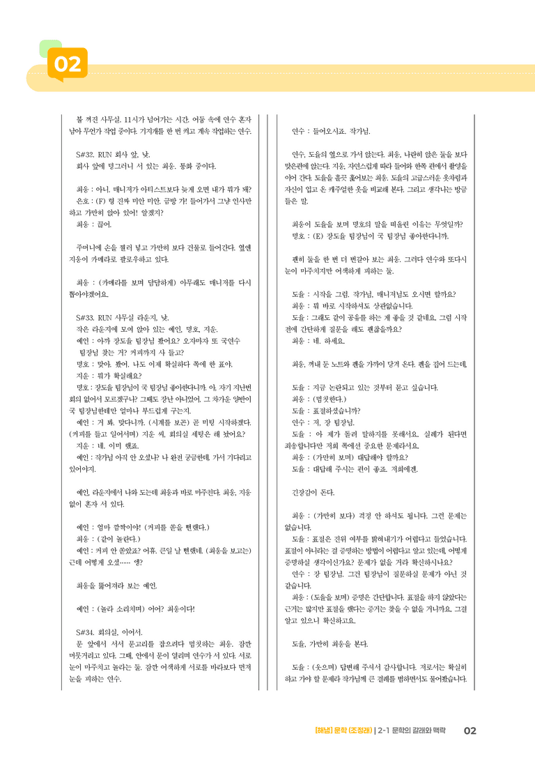 2-1 문학의 갈래와 맥락_문학의 갈래와 맥락_기출 적중 문제02_preview_2