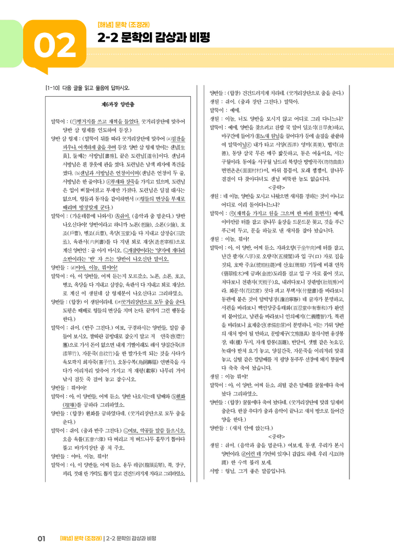 2-2 문학의 감상과 비평_고난도 심화문제_preview_1