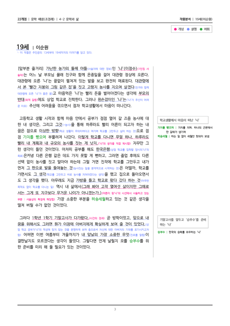 4-2 문학과 삶_19세_작품분석_preview_3