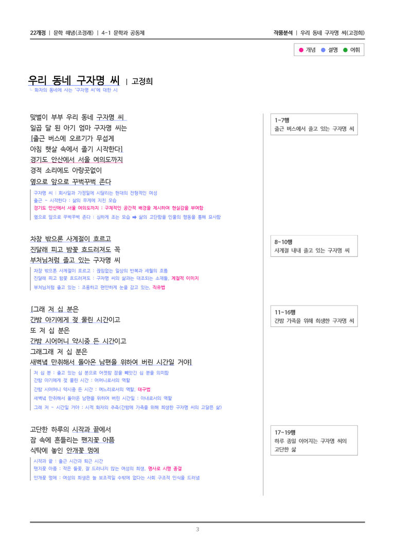 4-1 문학과 공동체_우리 동네 구자명 씨_작품분석_preview_3