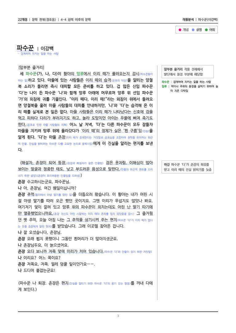 4-4 광복 이후의 문학_파수꾼_작품분석_preview_3