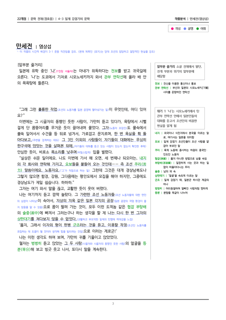4-3 조선 시대의 문학_만세전_작품분석_preview_3