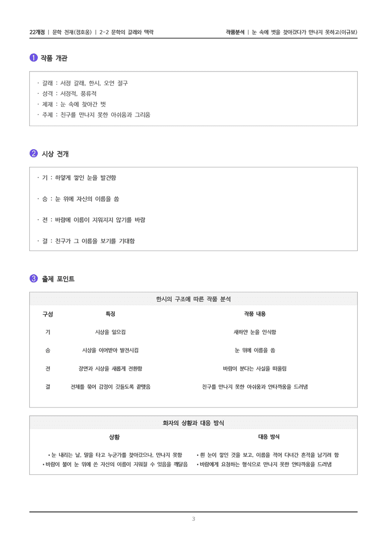 3-1 한국 문학의 범위_눈 속에 벗을 찾아갔다가 만나지 못하고_작품분석_preview_3