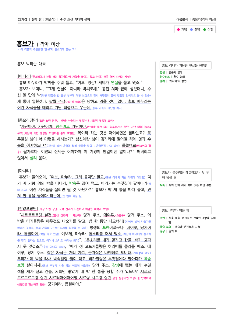 4-3 조선 시대의 문학_흥보가_작품분석_preview_3