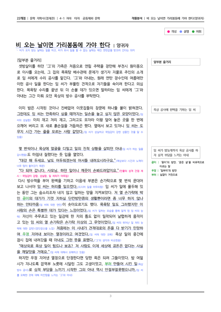 4-1 자아·타자·공동체와 문학_비 오는 날이면 가리봉동에 가야 한다_작품분석_preview_3
