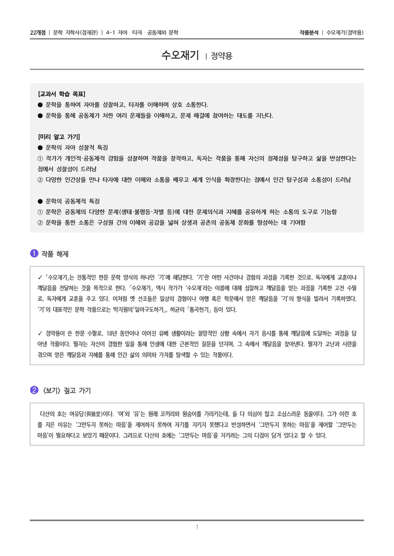 4-1 자아·타자·공동체와 문학_수오재기_작품분석_preview_1