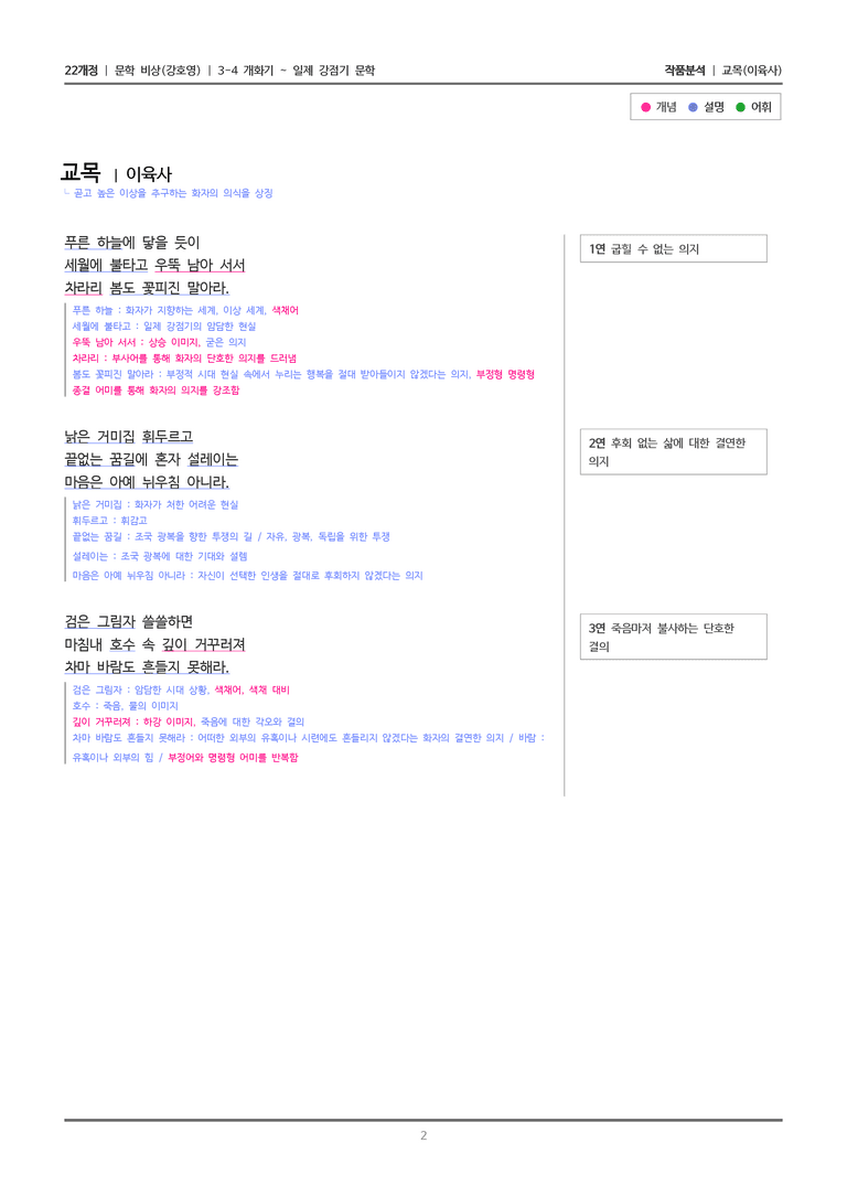 3-4 개화기~일제강점기 문학_교목_작품분석_preview_2