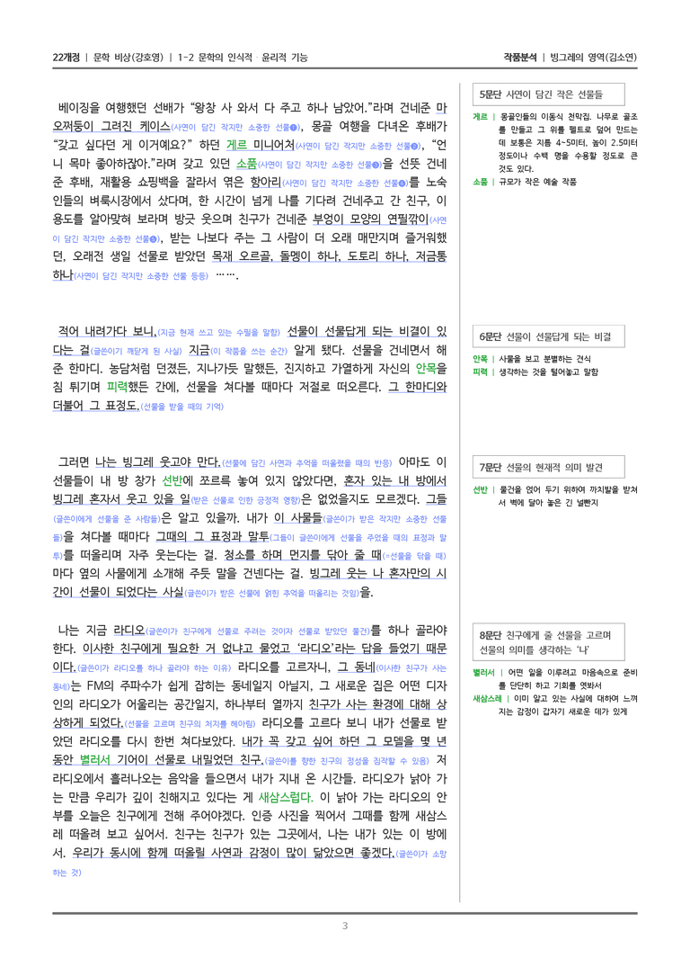 1-2 문학의 인식적 · 윤리적 기능_빙그레의 영역_작품분석_preview_3