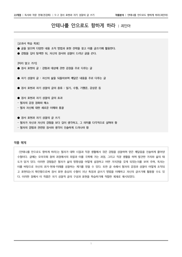 5-2 인문·예술 분야의 글 읽기_안테나를 안으로도 향하게 하라_작품분석_preview_1