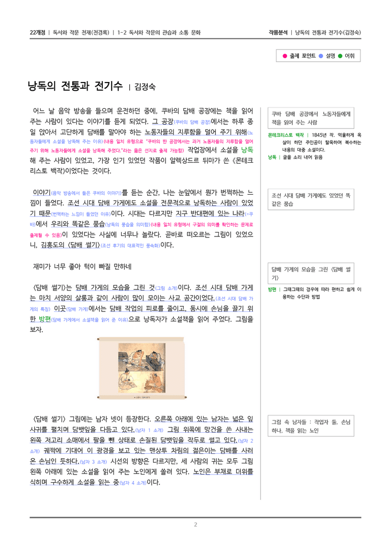 1-2 낭독의 전통과 전기수_작품분석_preview_2
