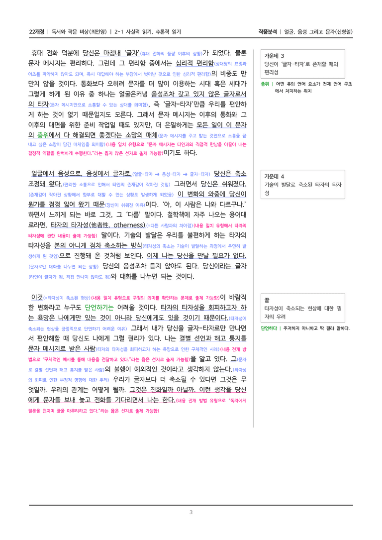 사실적 읽기, 추론적 읽기_얼굴, 음성 그리고 문자_작품분석_preview_3