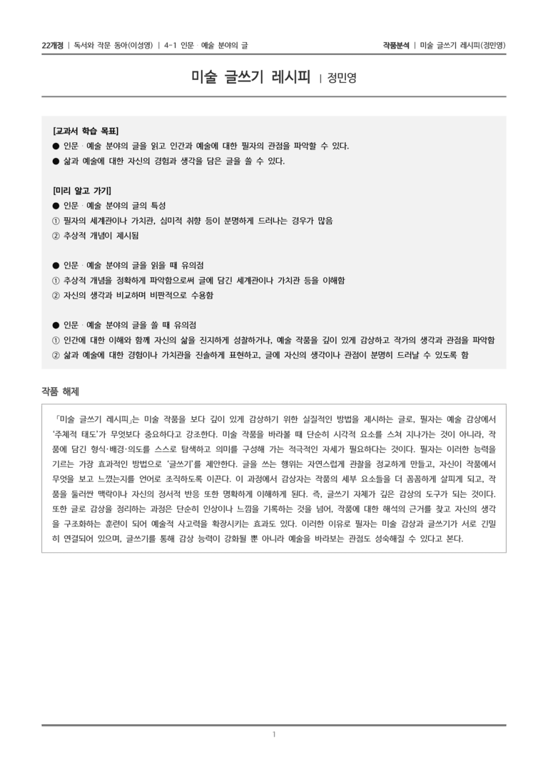[분석] 미술 글쓰기 레시피_작품분석_preview_1