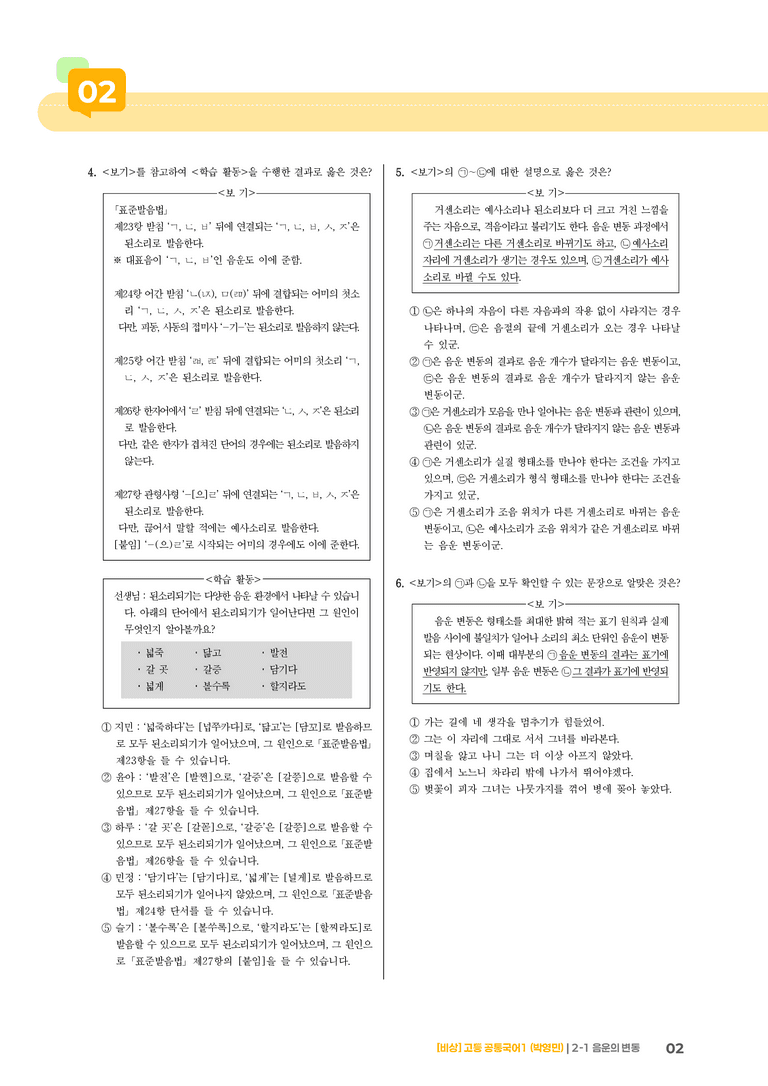 2-1 음운의 변동_기출 적중 문제01_preview_2
