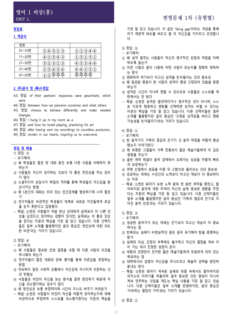 [현장의 모든 비법] 고등 영어 Ⅰ 비상(홍) 1과_preview_37