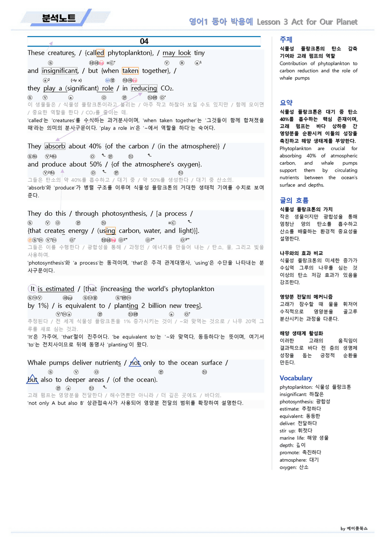 영어1 동아 박용예 03 3강 3과 분석노트 by 메이플북스 22년 개정_preview_7