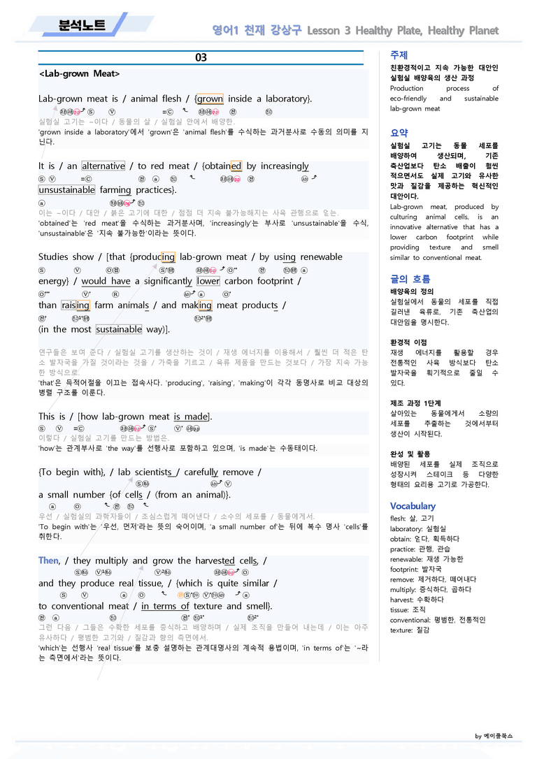 영어1 천재 강상구 03 3강 3과 분석노트 by 메이플북스 22년 개정_preview_5