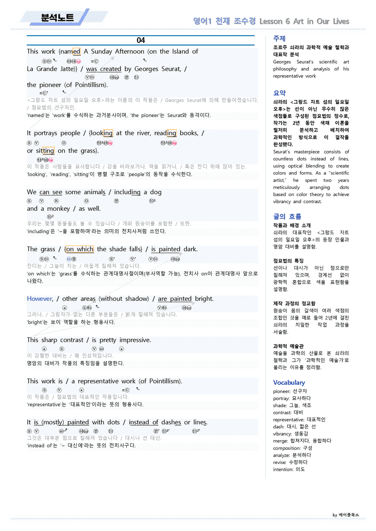 영어1 천재 조수경 분석노트 06 6강 6과 by 메이플북스 22년 개정_preview_6
