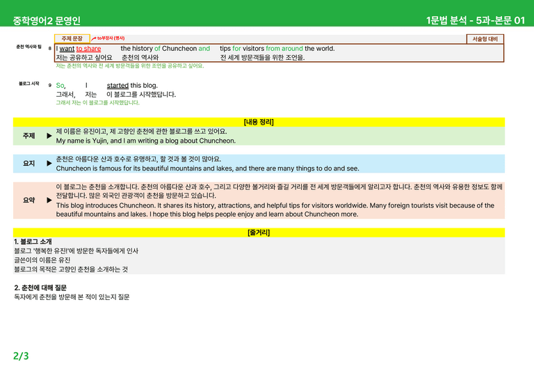 2022 개정 중2 미래엔 문영인 - 5-6과상세분석 by 시드 잉글리쉬_preview_2