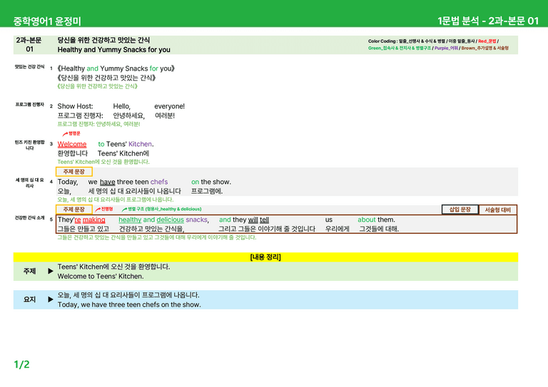 2022 개정 중1 동아 윤정미 - 1-2과상세분석 R1 by 시드 잉글리쉬_preview_35
