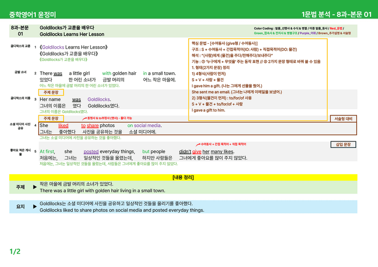 2022 개정 중1 동아 윤정미 - 7-8과상세분석 R1 by 시드 잉글리쉬_preview_41