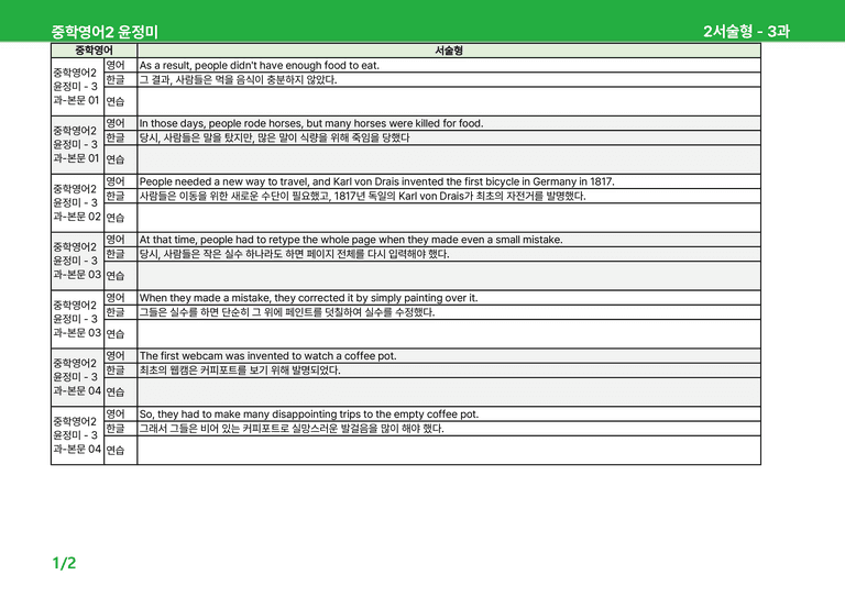 2022 개정 중2 동아 윤정미 - 3-4과상세분석 R1 by 시드 잉글리쉬_preview_13