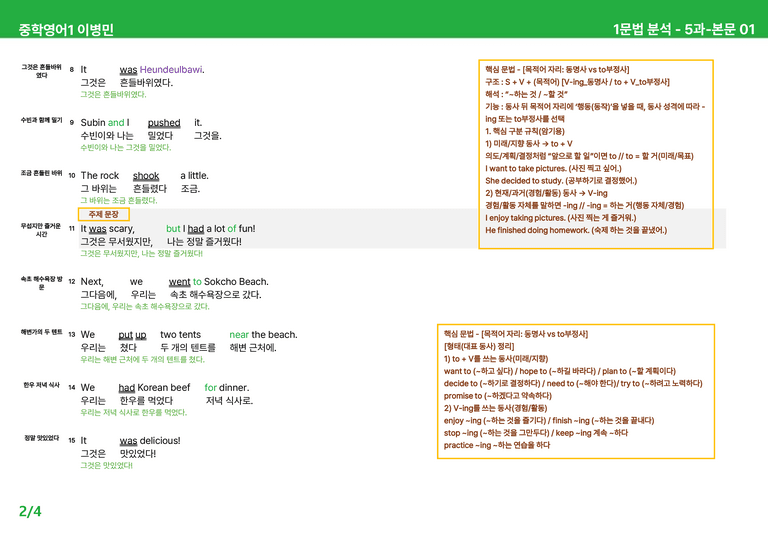2022 개정 중1 동아 이병민 - 5-6과상세분석 by 시드 잉글리쉬_preview_2