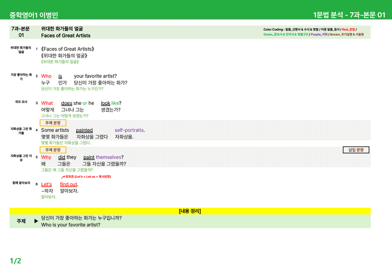 2022 개정 중1 동아 이병민 - 7-SL과상세분석 by 시드 잉글리쉬_preview_1