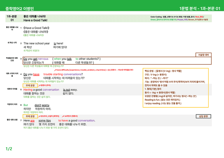 2022 개정 중2 동아 이병민 - 1-2과상세분석 by 시드 잉글리쉬_preview_1