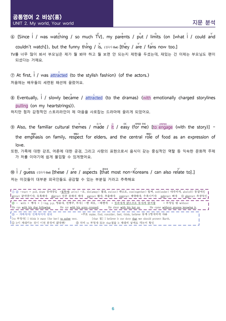 [핵심! 적중 예상] 공통영어 2 비상(홍) 2과 본문분석_preview_6