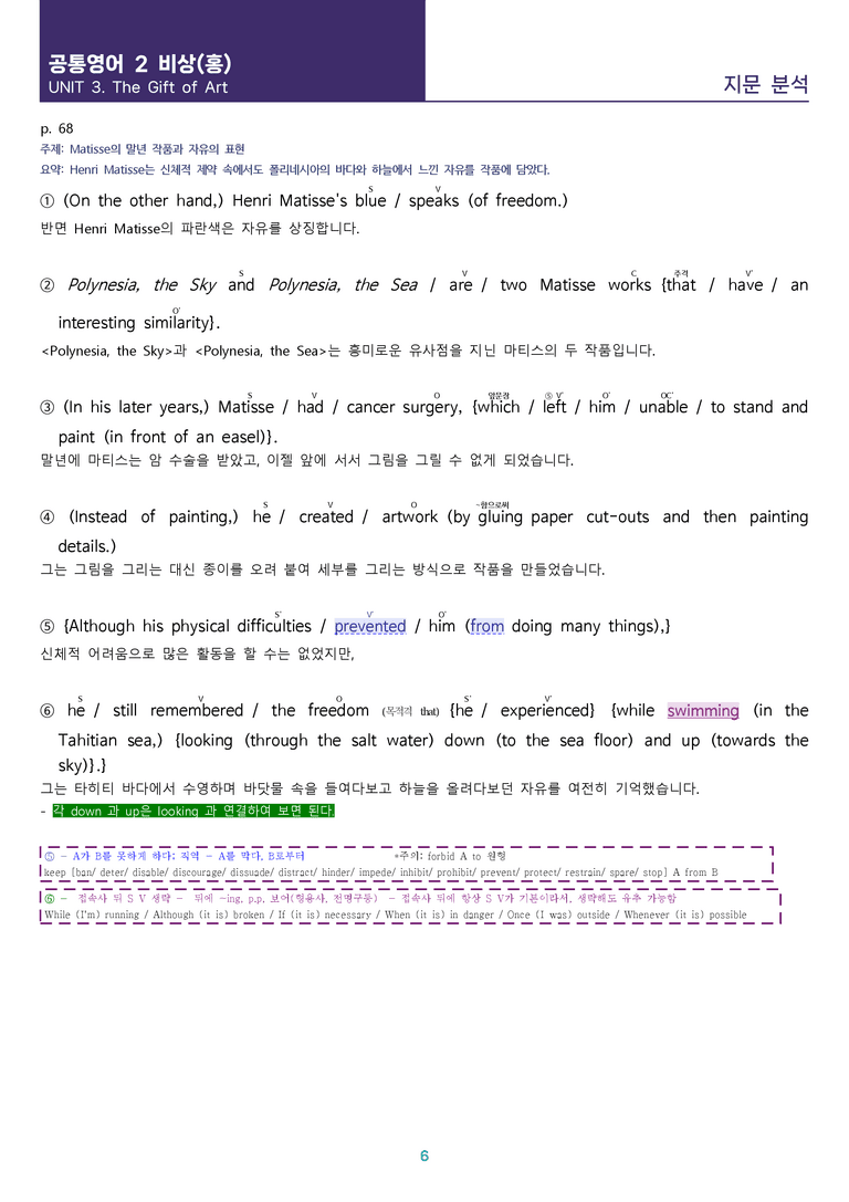 [핵심! 적중 예상] 공통영어 2 비상(홍) 3과 본문분석_preview_6