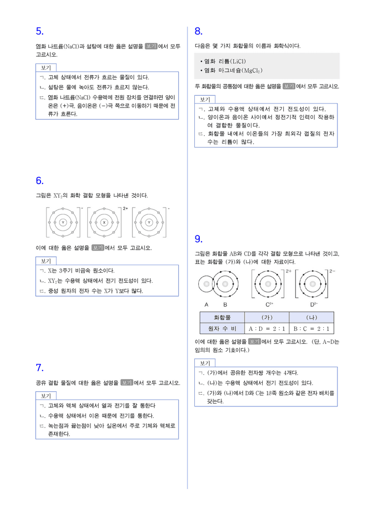 2-4 화학결합과 물질의 성질 | STEP2 최다빈출대표유형_preview_2
