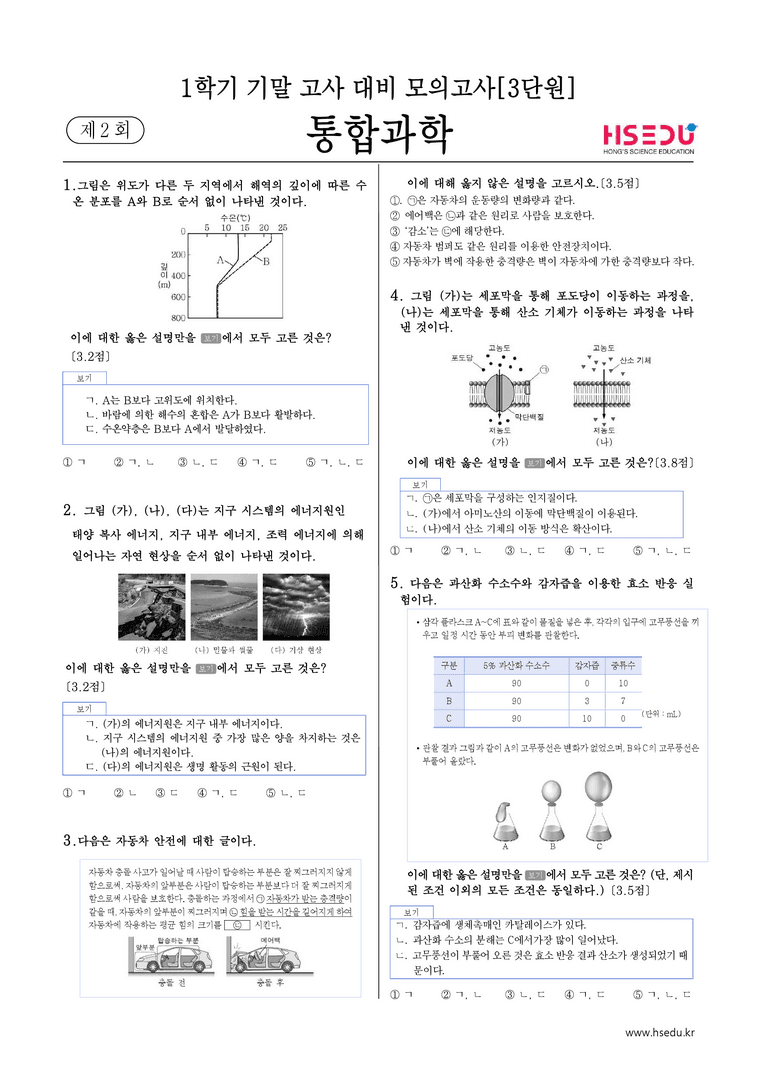 1학기 기말고사 대비 파이널 모의고사(3단원)_2회_preview_1