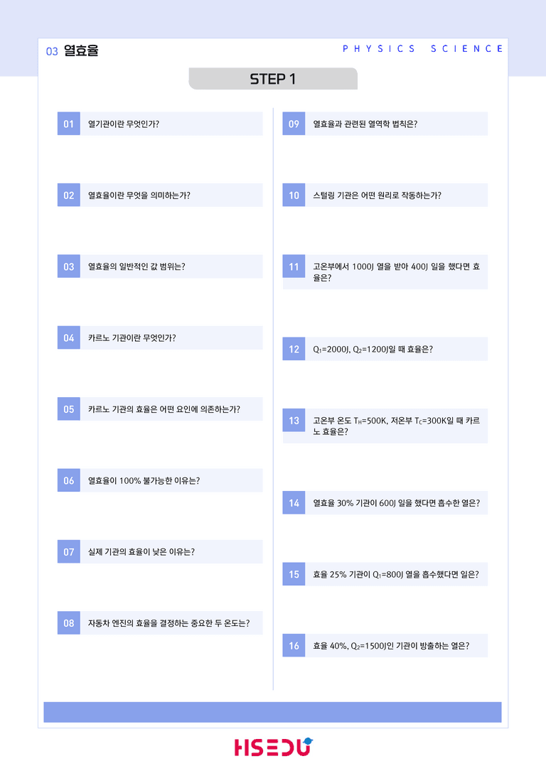 1-7 열효율 | STEP1 개념확인문제(단답형)_preview_1