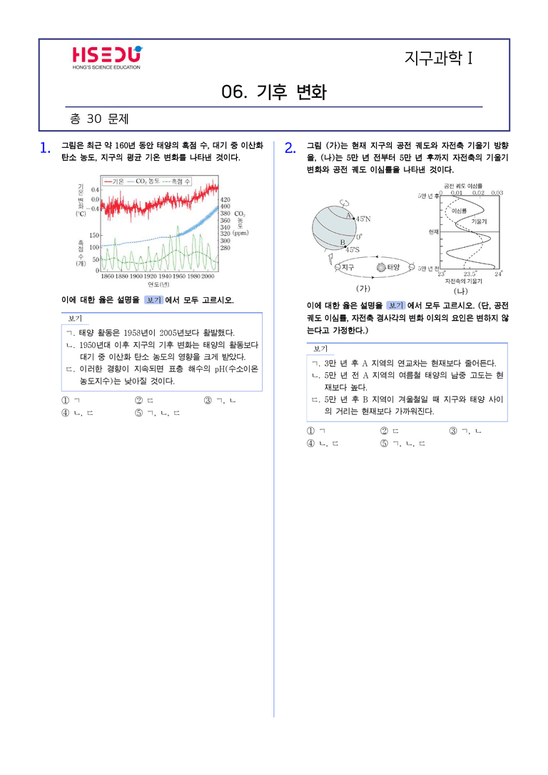 1-6 기후변화 | STEP2 최다빈출대표유형_preview_1
