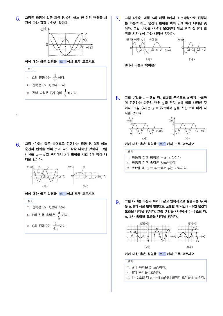 3-1 빛의 중첩과 간섭 | STEP2 최다빈출대표유형_preview_2