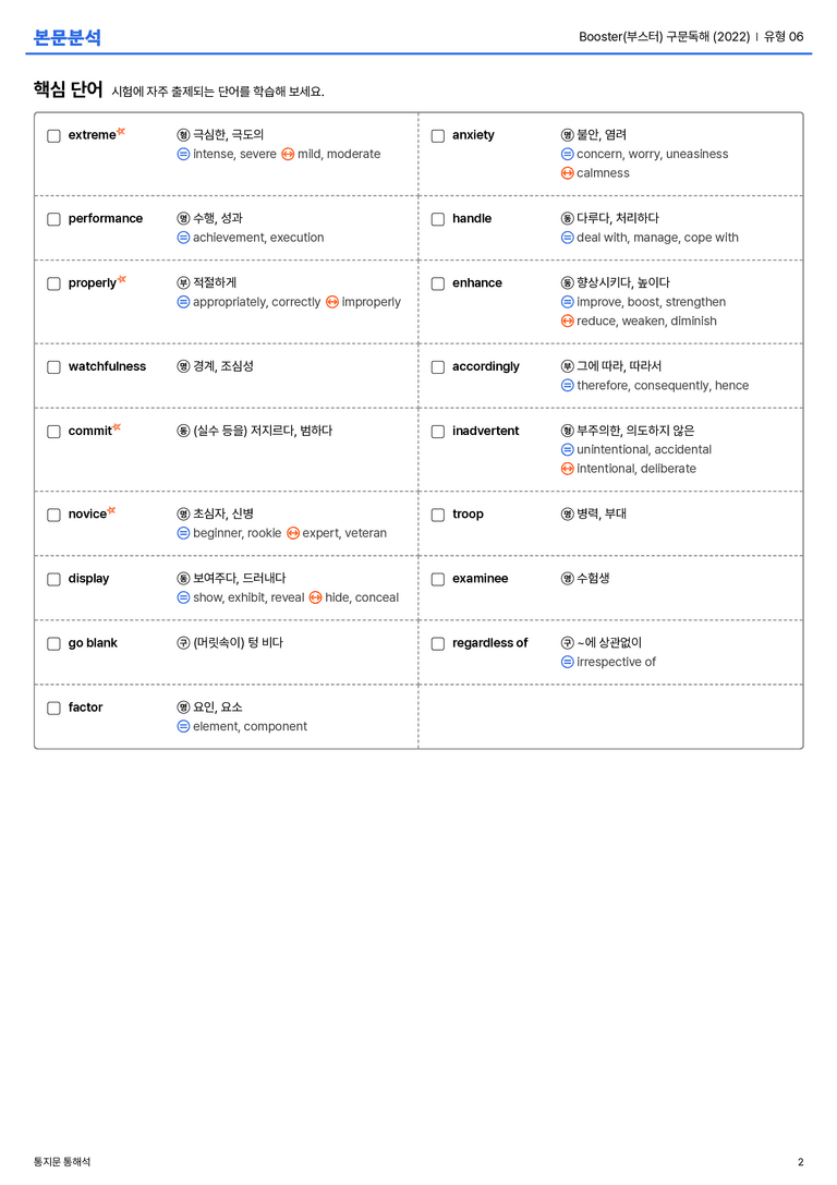 Booster(부스터) 구문독해 (2022) 유형 06 본문분석_preview_2