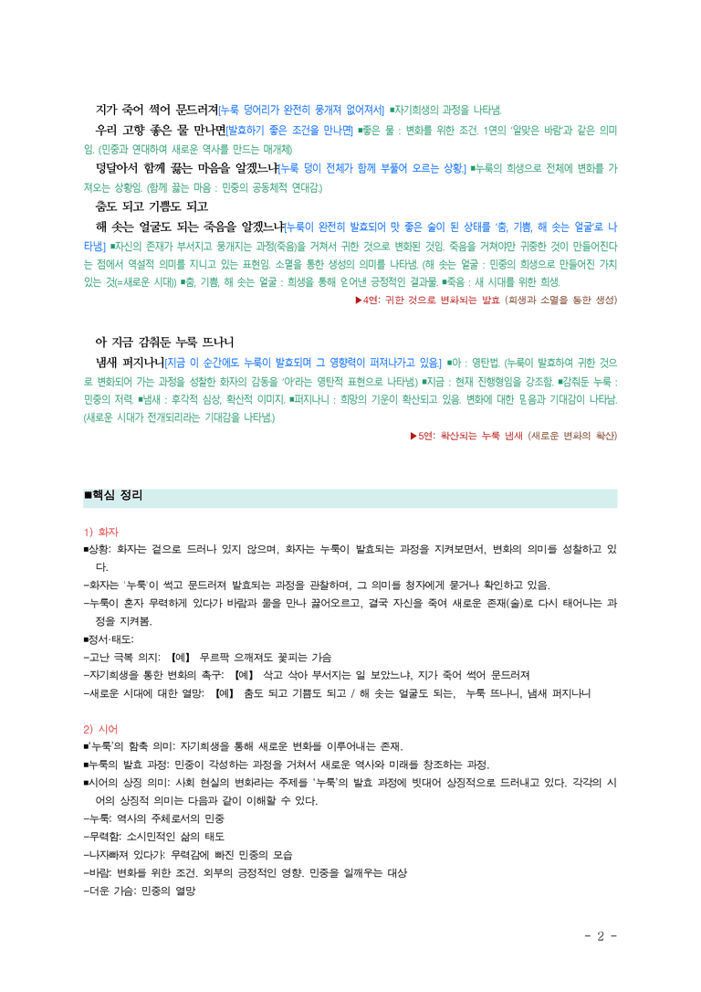 (27-수특) 2부 [현대시] 누룩(이성부) ￭(해설•정리)-(3쪽)_preview_2